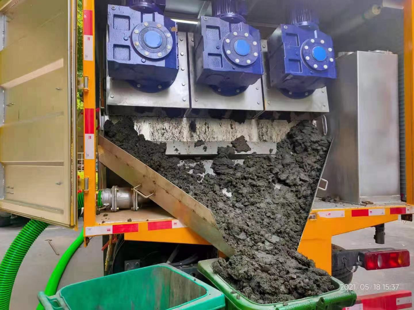 新盈镇化粪池清掏城市维护站-泥浆净化干湿分离处理